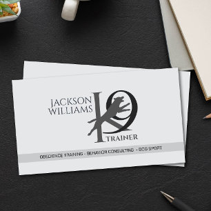 Carte De Visite Formation K9 - Entraîneur de chiens - Comportement