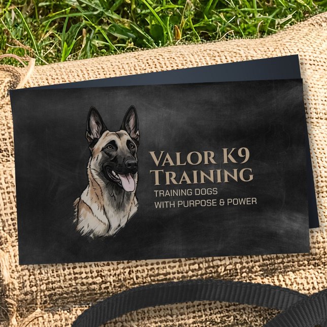 Carte De Visite Formation professionnelle K9 - Malinois belge (Créateur téléchargé)