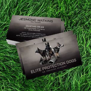 Carte De Visite Formation professionnelle pour chiens K9