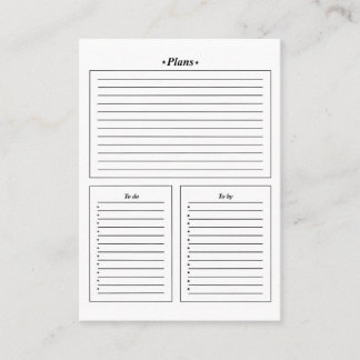 Carte De Visite forme, plans, quoi faire, quoi acheter