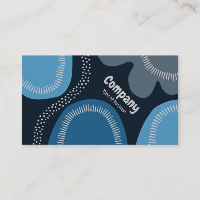 Carte De Visite Formes Abstraites 01a (Devant)