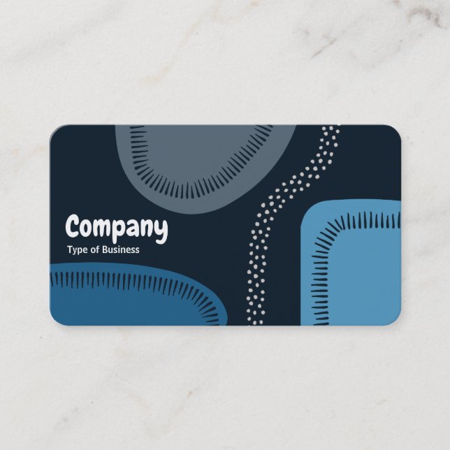 Carte De Visite Formes Abstraites 02a (Devant)