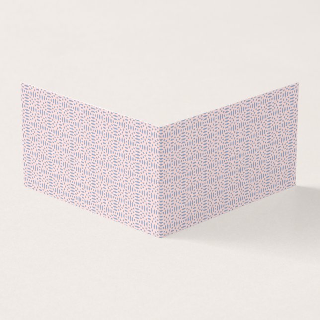 Carte De Visite formes circulaires motif sans couture (Extérieur)