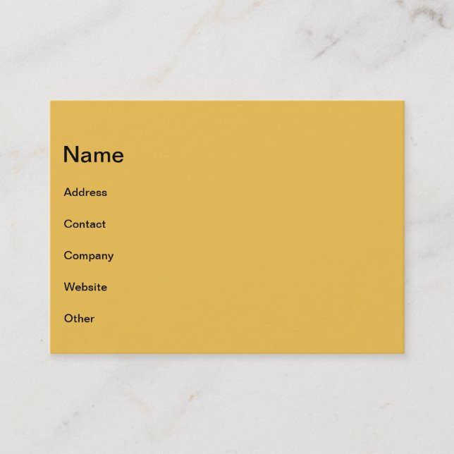 Carte De Visite Formes dans de rétros couleurs (Devant)