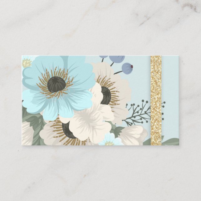 Carte de visite Forums bleus (Devant)