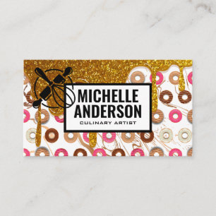 Carte De Visite Fouet Donuts Boulanger Boutique