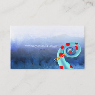 Carte De Visite FOURCHE Pieuvre Rupydetequila 2013