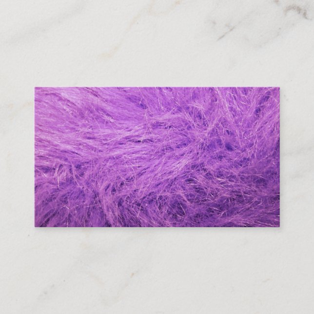 Carte De Visite Fourrure de lilas (Devant)