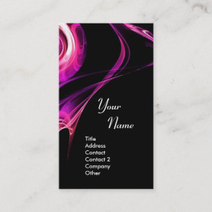 Carte De Visite FRACTAL ROSE 3 violet violet rose clair