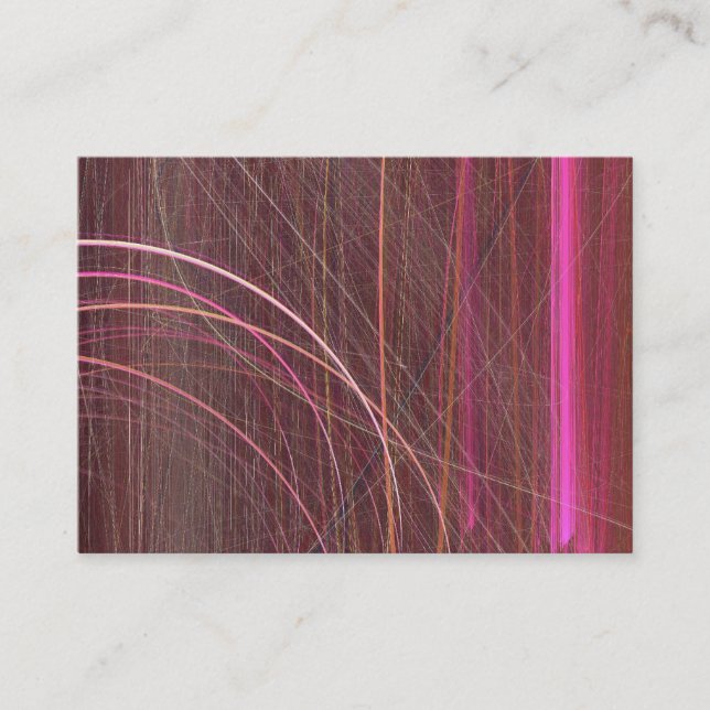 Carte De Visite Fractale de flamme 02 (Devant)