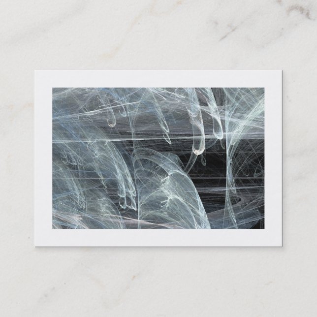 Carte De Visite Fractale flamme 05 (bordé) (Devant)