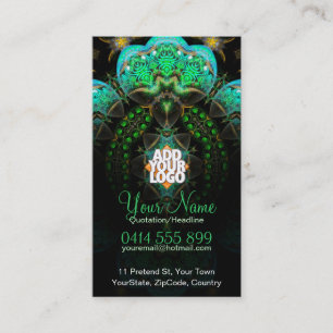 Carte de visite fractale Magic Garden
