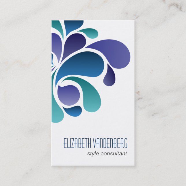 Carte de visite frais de mouvement de mod (Devant)