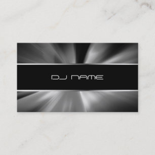 Carte de visite frais du DJ