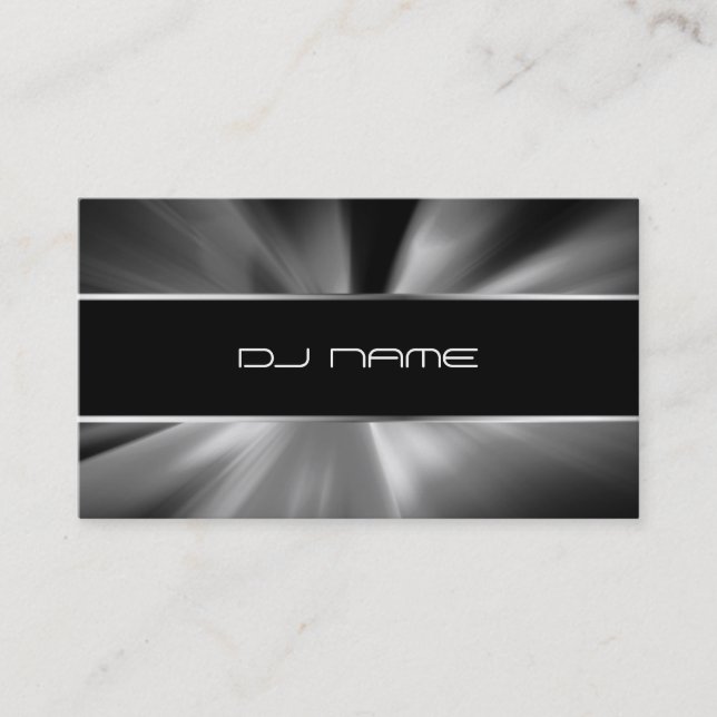 Carte de visite frais du DJ (Devant)