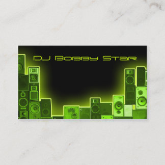 carte de visite frais du DJ