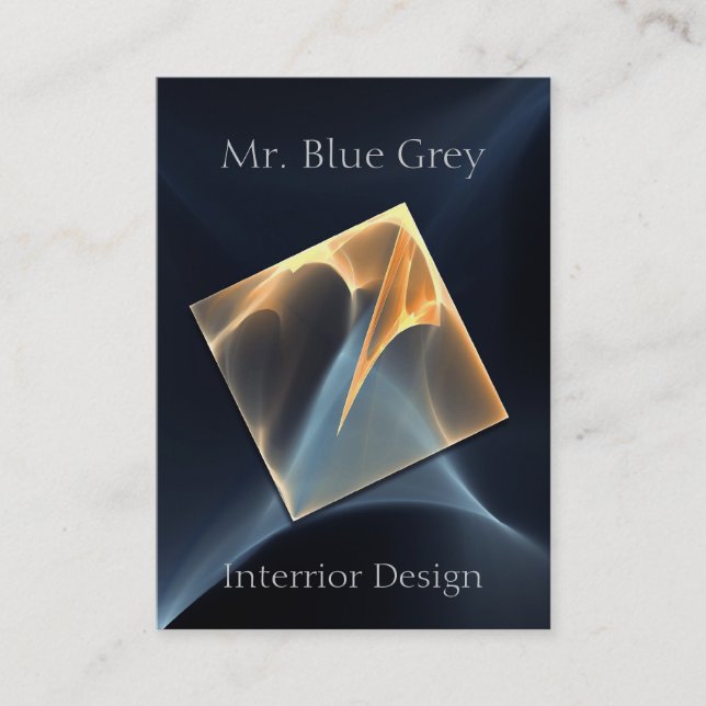 carte de visite frais et clair de conception (Devant)