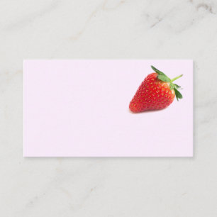 Carte De Visite Fraise