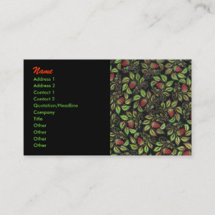Carte De Visite fraise