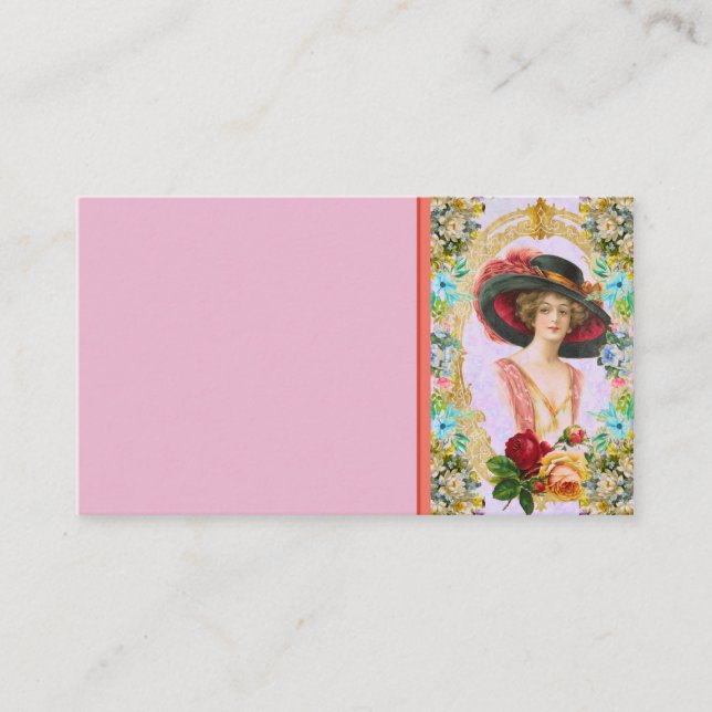 Carte de visite français vintage (Devant)