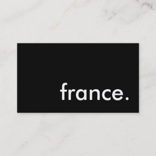 Carte De Visite france.