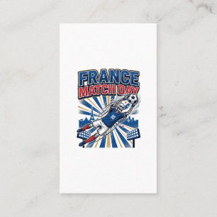 Carte De Visite France Match Day Skeleton Striker Nations High Ene