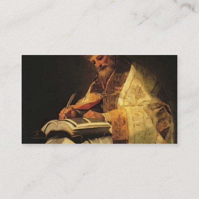 Carte De Visite Francisco Goya-Saint Gregory (Dos)