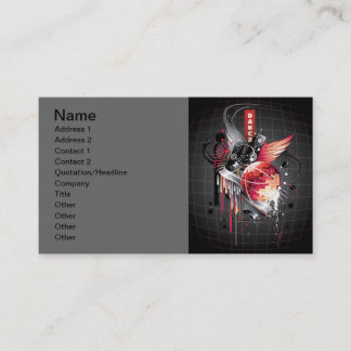 Carte De Visite Free Vector Musical Theme Tendance