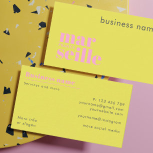 Carte de visite freelance entreprise Marseille Fra