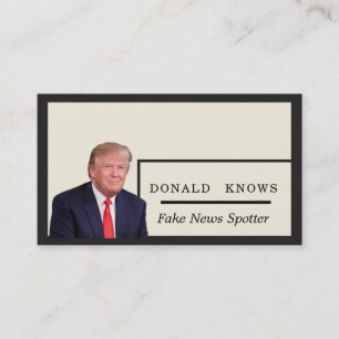 Carte De Visite Freelance Trump