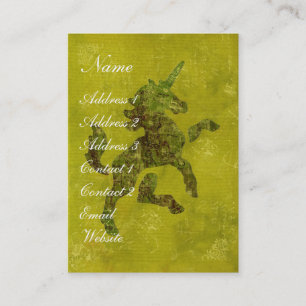 Carte De Visite Fresque de licorne