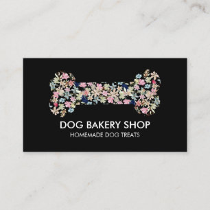 Carte De Visite Friandises pour chien maison Black Bone