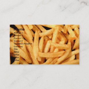 Carte De Visite Frites français