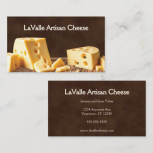 Carte De Visite Fromagerie de fromage suisse boutique de fromage