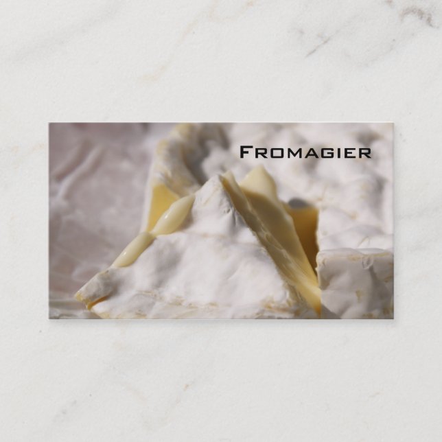 Carte de visite Fromagier (Devant)