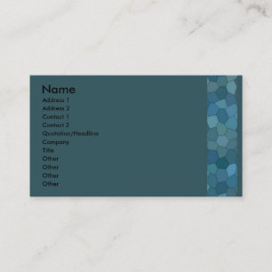 Carte De Visite Frontière de Pebbled