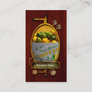 Carte De Visite Fruit - Citrons - Quand la vie vous donne des citr