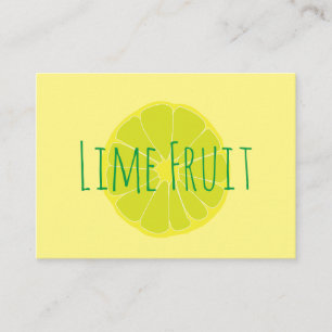 Carte De Visite Fruit de lime