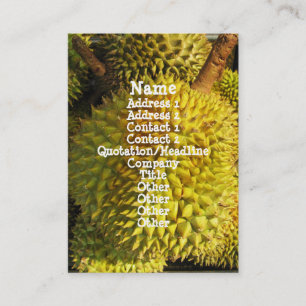 Carte De Visite Fruit durian