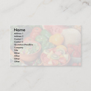 Carte De Visite Fruit frais et légumes