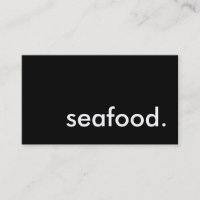 fruits de mer.