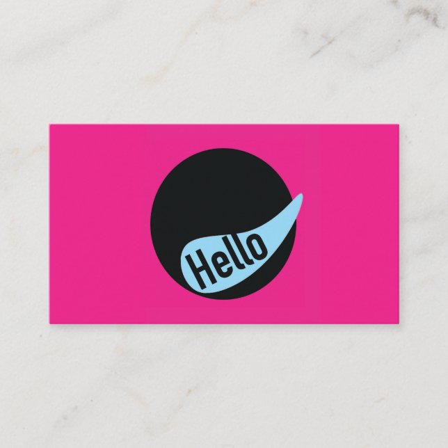 Carte De Visite Fun Business Card template (Devant)