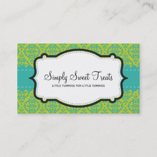 CARTE DE VISITE :: funky damask 6L