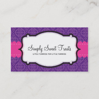CARTE DE VISITE :: funky damask 8L