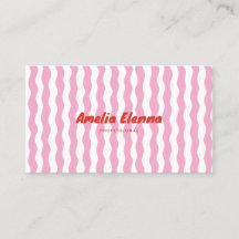 carte de visite funky groovy douce
