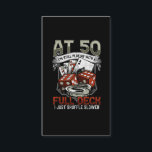 Carte De Visite Funny 50th Birthday Poker Player Cards Jeux<br><div class="desc">Cadeau d'anniversaire de Poker de 50 ans pour joueur. Funny 50e Anniversaire Poker Lecteurs Cartes de jeu.</div>