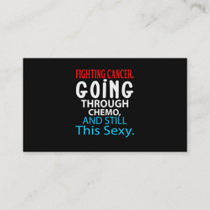 Carte De Visite Funny Cancer Fighter