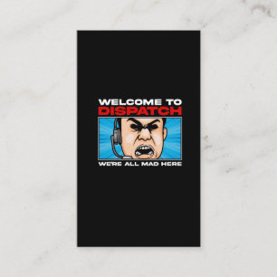 Carte De Visite Funny Dispatcher Emergency Communications 911