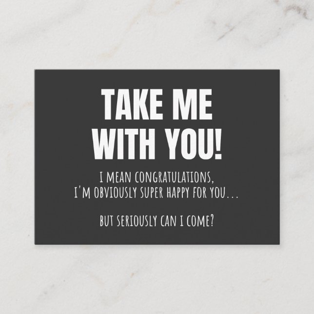 Carte De Visite Funny Farewell Mug For Coworker Leaving Goodbye Bo (Devant)