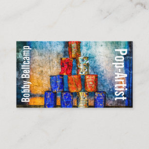 Carte De Visite Funny Pop-Artist unique personnalisable